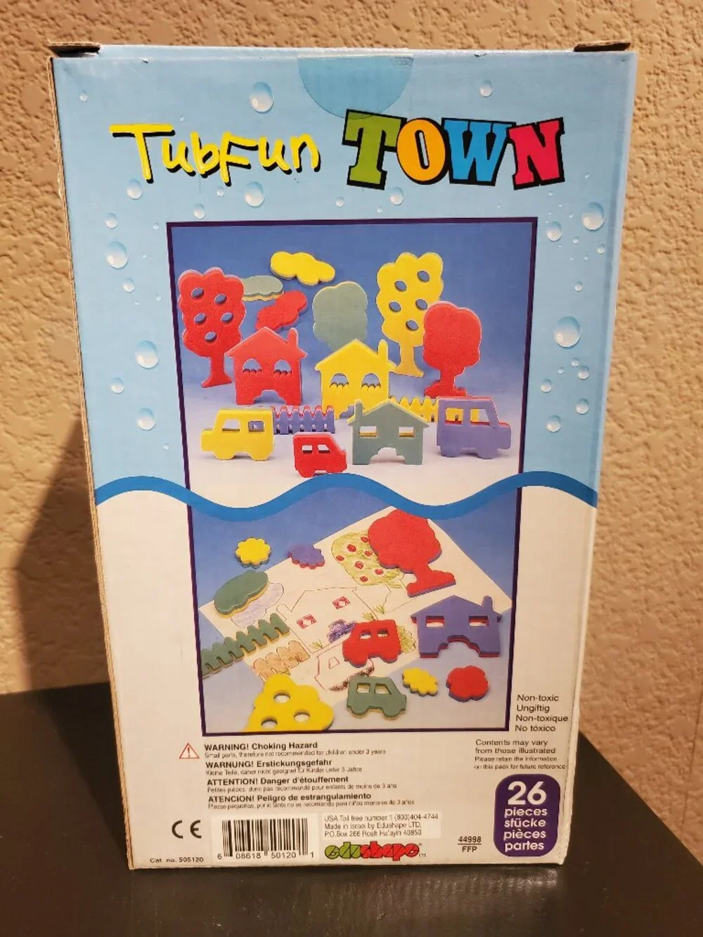 Tubfun Town Foam Bath Shapes - New